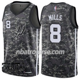 Barn San Antonio Spurs Tröja Patty Mills 8 Nike City Edition Svart Swingman